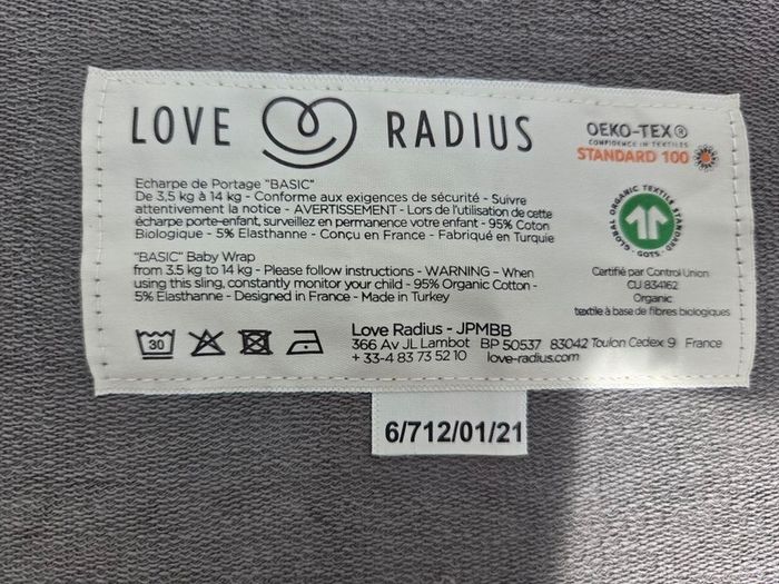 Love Radius Stretchy Wrap