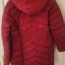 BNWT Jensen Women's Puffer Jacket Full Zip Long Sleeve Pockets Red Size S/M Image 6