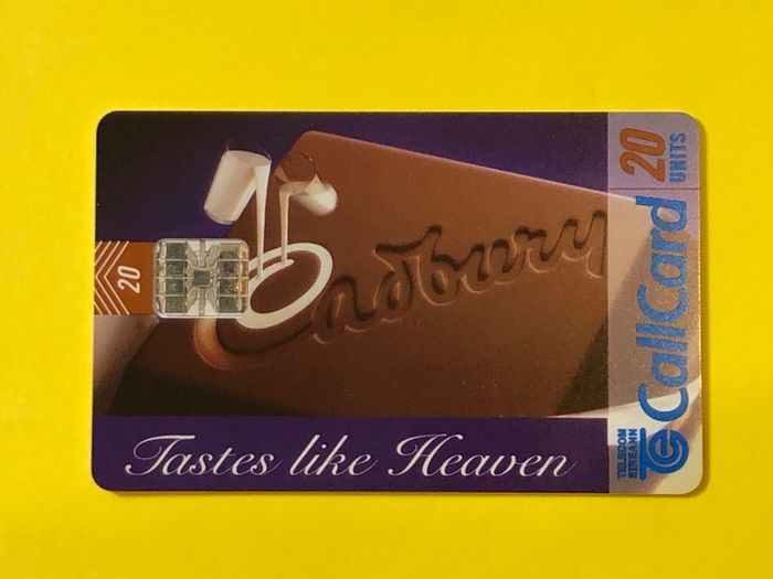 Callcard 1182 Cadbury Tastes Like Heaven Different Chip Variations