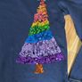 Next navy Christmas sweat top age 12 excellent condition! Image 2