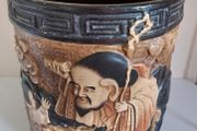 Antique Bretby Ceramic Oriental Jar/Jardiniere