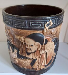 Antique Bretby Ceramic Oriental Jar/Jardiniere