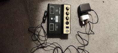 Roland EC 10M cajon module , power supply leads and 2 mics .