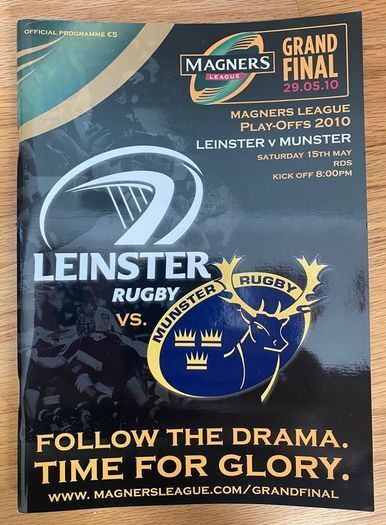 2010 Leinster v Munster - Magners League Play-Offs Programme