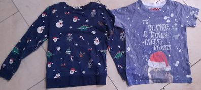 christmas jumper & t shirt 6-7