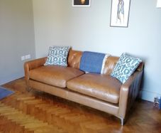 Leather couch