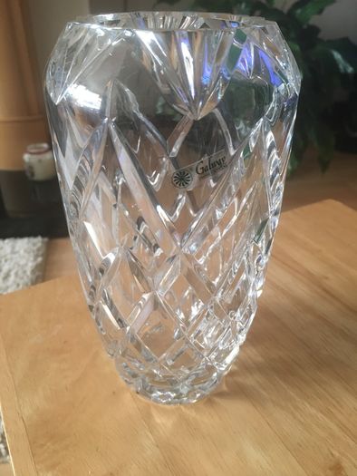 Galway Crystal Vase 8"