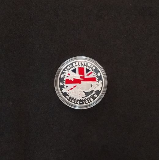 The Great War 1914- 1918 Silver-plated Coin/Medallion