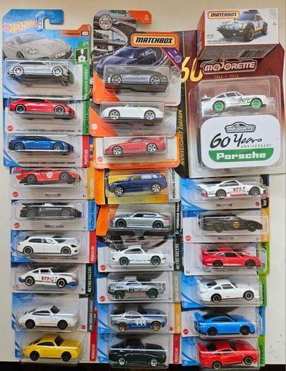 Toy Cars of German Brands BMW Mercedes-Benz Porsche Volkswagen VW Opel Audi
