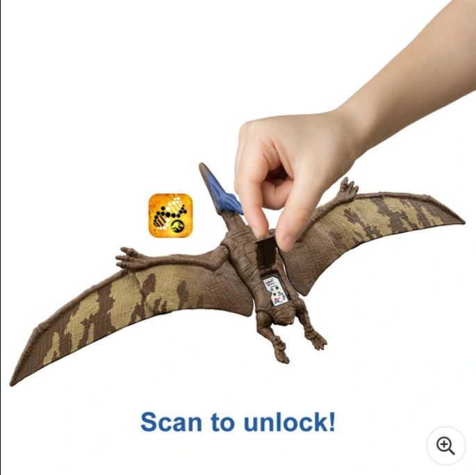 Jurassic World Dominion Roar Strikers Pteranodon - New (Damaged Box) Mattel HGP78