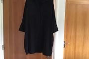 Next Loose Fitting Black Midi Dress Size 12 Petite