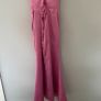 Pink Corset Gown Cally High Slit Image 3