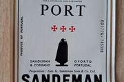 Vintage Sandeman Port label