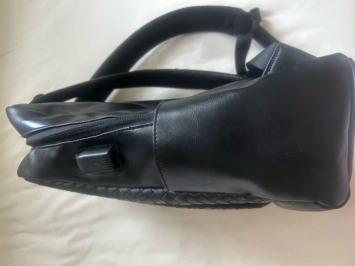 Vegan leather backpack/ laptop bag 33 cm x 28 cm