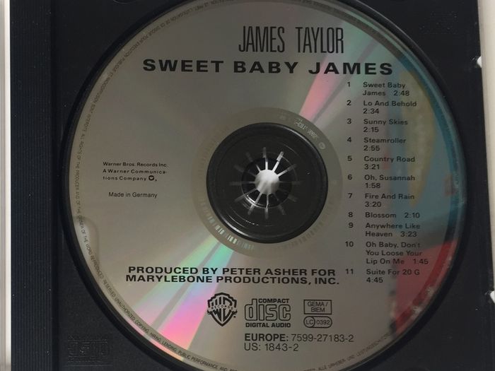 James Taylor [1970] Sweet Baby James  (CD Album)