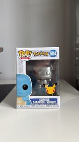 Funko Pop Pokemon Squirtle Silver Metallic 25th Anniversary