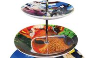 Eoin  O Connor Tipperary Crystal  cake stand