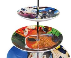 Eoin  O Connor Tipperary Crystal  cake stand