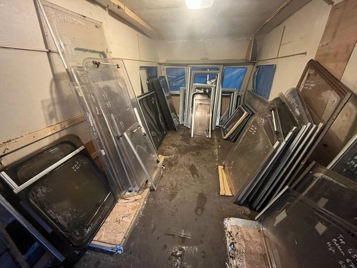 Caravan parts, windows and panels