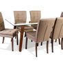 Meadows and Byrne Glass Dining Table and Chairs (x6) Image 2