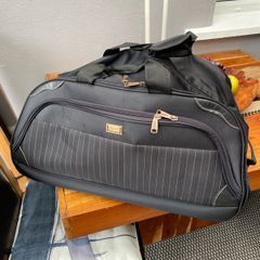 black travel bag