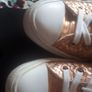 Rose gold converse Image 6