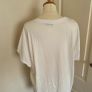 White/silver cotton top size 14 - made in Italy Image 4