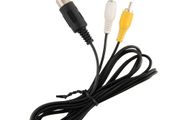 New 1.8m Cable RCA Cinch AV Audio Video for SEGA Genesis Mega Drive 1 #490