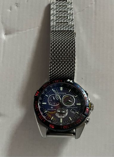 Citizen Mens Promaster Navihawk Blue Angels Eco-drive Watch Solar Powered