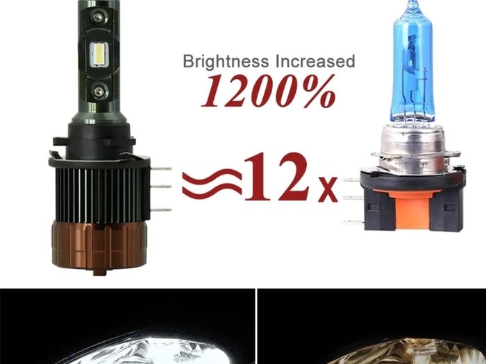 Led headlights h15