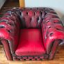 Chesterfield Couch & Chair Image 3