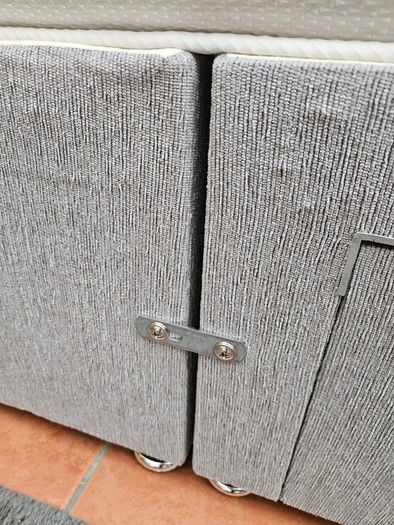 Almost - New King Size Bed w/ Mattress, Headboard & 2 Storage Drawers Included