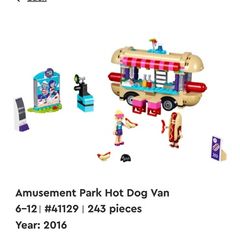LEGO Friends 41129 Amusement Park Hot Dog Van set