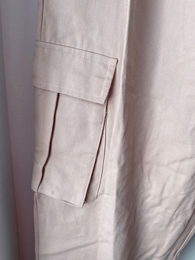 Prettylittlething nude utility joggers size 14