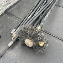 Chimney sweeping rods