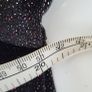 H&M black velvet sparkle dress Sz S (Fit 10-12UK) Image 8