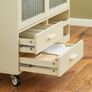 Kitchen Island portable With Wine Glass Holder Kitchen Cabinet Image 5
