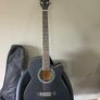 Single Cutaway Electro Acoustic Guitar Black, 15W Acoustic Amp & Accessory Pack Image 2