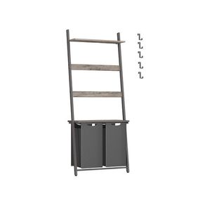 Laundry basket with towel ladder Bathroom furniture