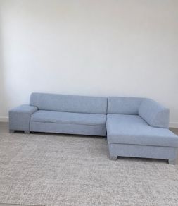 large Grey Corner Sofa/Sofabed
