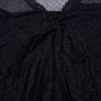 Miss June Black Floral Lace & Sheer Polka Dot Mesh Tiered Sleeveless Midi Dress 12UK/40EU Image 7