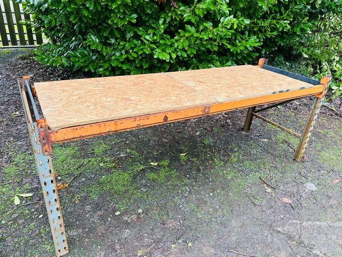 9ft Long Work Bench - With Boards - Very Heavy Duty