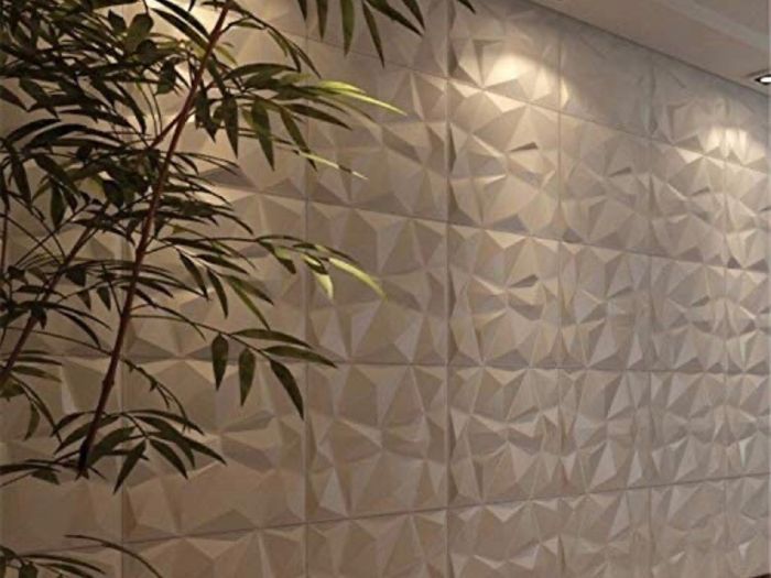 PVC 3D Decorative Wall Panel Tiles Pack of 12 Panels 32 Sq ft