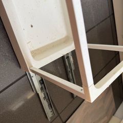 Pull out frame for waste bins
