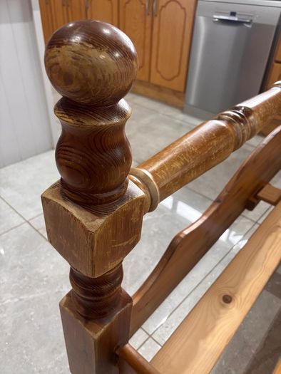Solid Pine King Size Bed