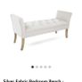 Fabric grey/silver Bench, EZ living Image 4