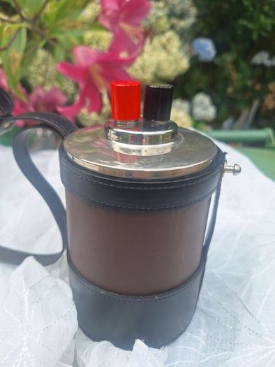 Rare West German Duo Flask and Cups