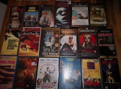 Various Cult Movies and Directors VHS PART 2