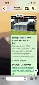 Dancover Storage Tent