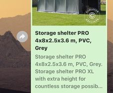 Dancover Storage Tent